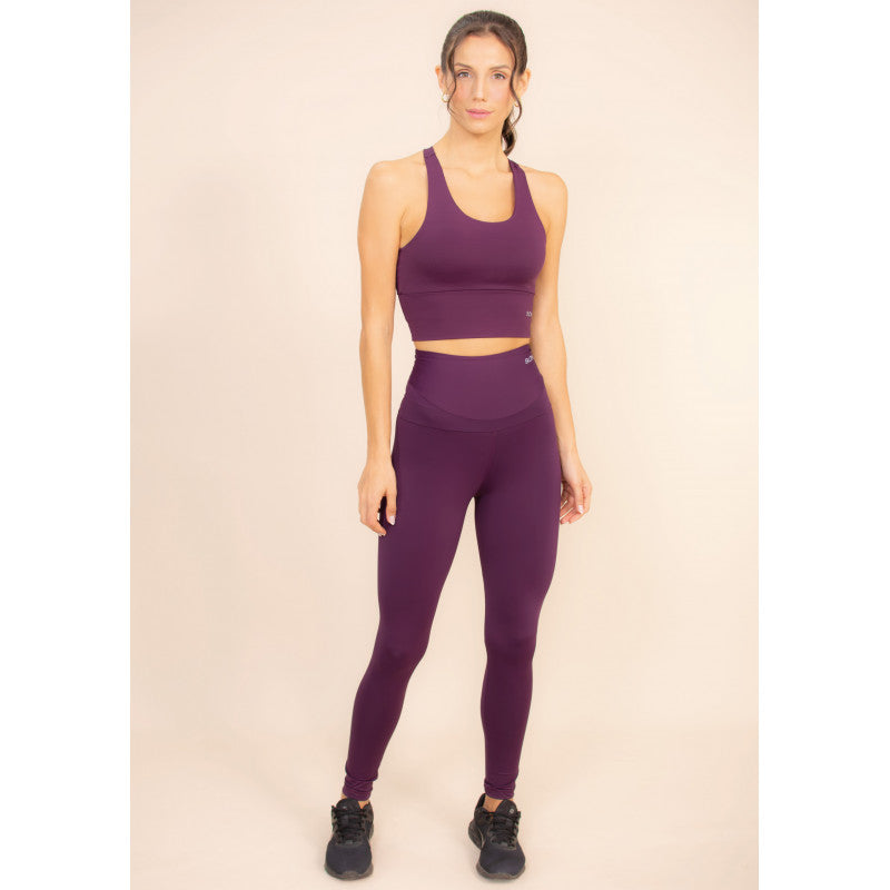 B.ON Purple Elongated Women's Top