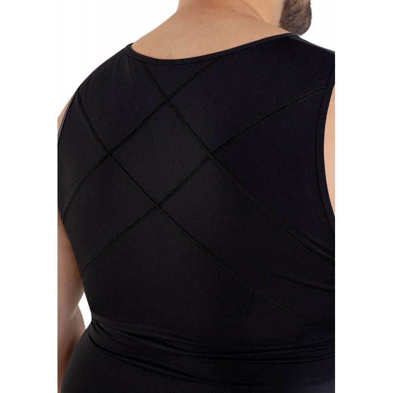 B.ON Plus Size Posture Correction Tank Top Shirt - Black - Unisex