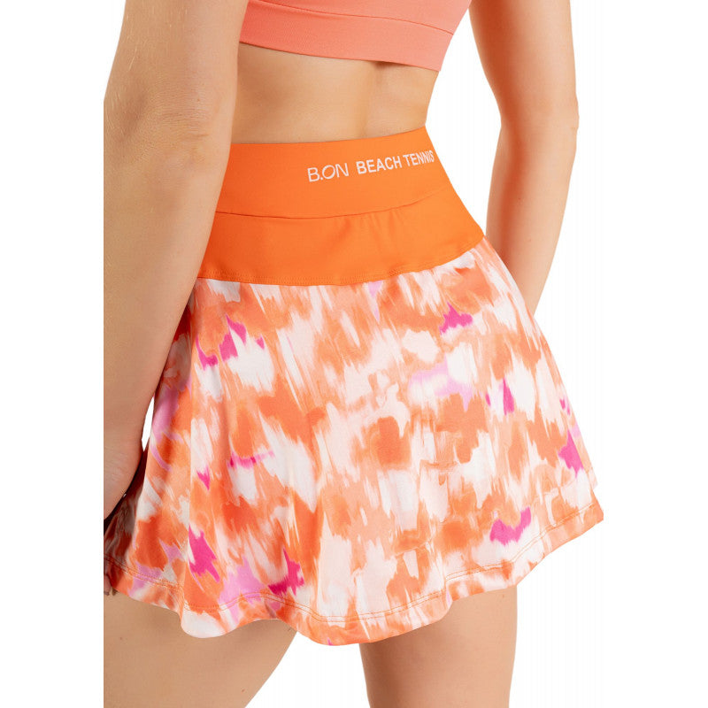 B.ON Women's Skirt Shorts - Beach Tennis Print