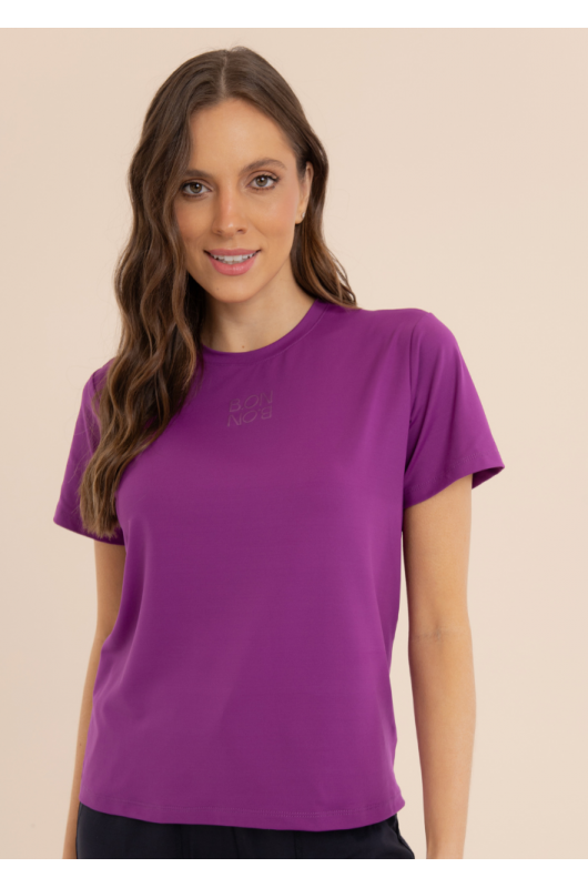 B.ON Women's Basic Shirt in Purple