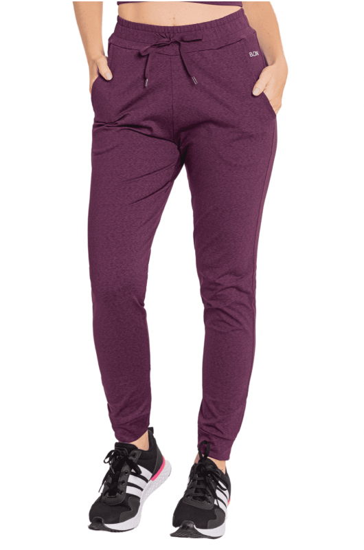 B.ON Women's Jogger Pants - Burgundy