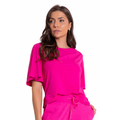 B.ON Women's Blouse with Wide Sleeves - Pink