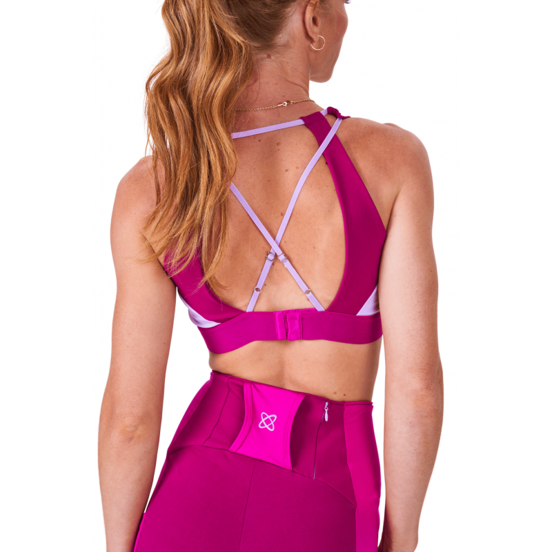 B.ON Women's Top Fitness Elastic Back - Pink