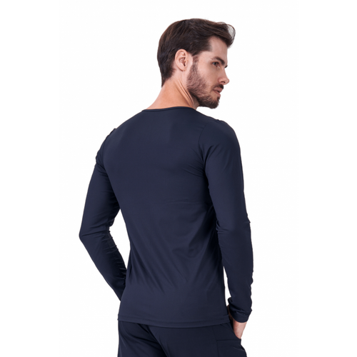 B.ON Men's Basic Long Sleeve Shirt - Black
