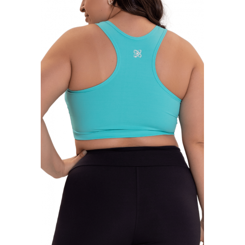 B.ON Plus Size Women's Basic Top - Aqua Green