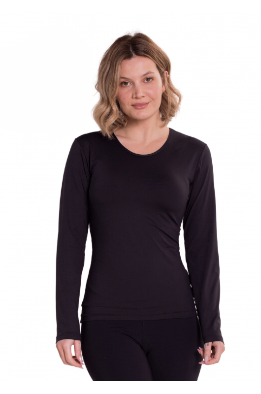 B.ON Women's Blouse - Second Skin - Black