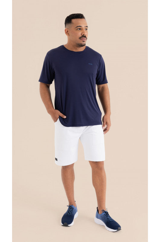 B.ON Men's Casual Bermuda Shorts - White