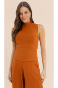 B.ON Women's Top - Terra Cotta