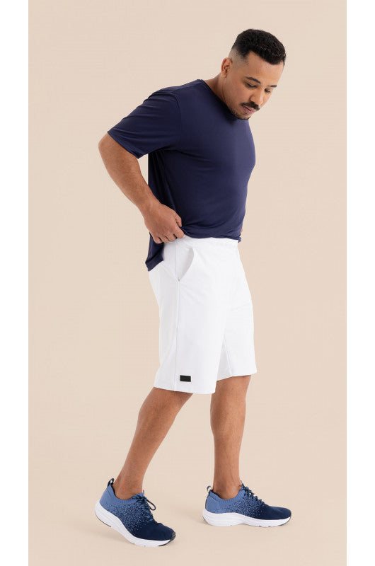 B.ON Men's Casual Bermuda Shorts - White