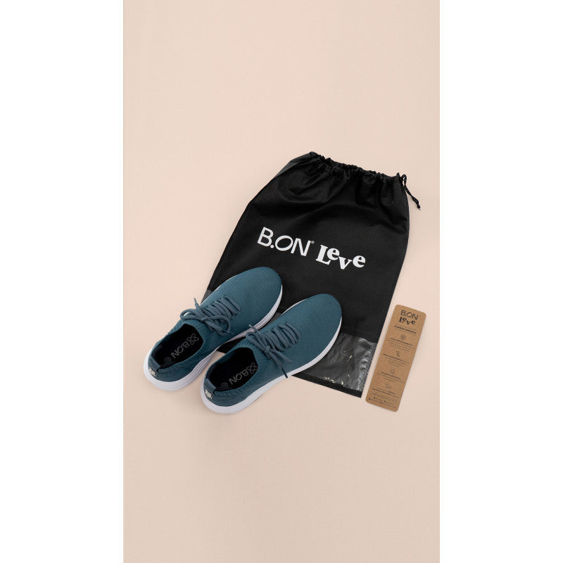 B.ON UNISEX LIGHTWEIGHT BALI TENNIS SHOES - PETROL BLUE