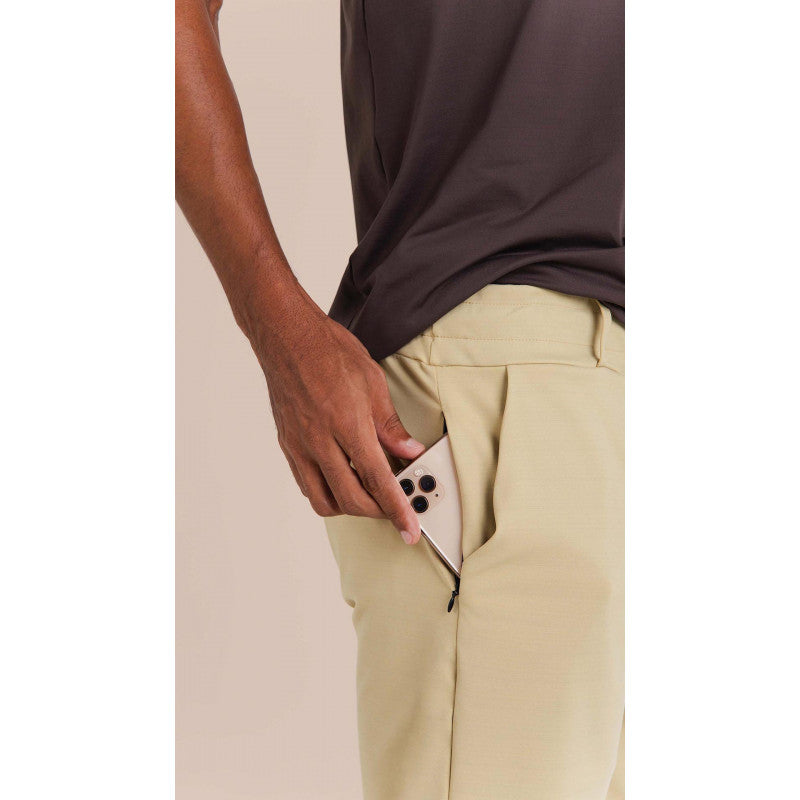 B.ON  Men's Tailored Pants - Cream