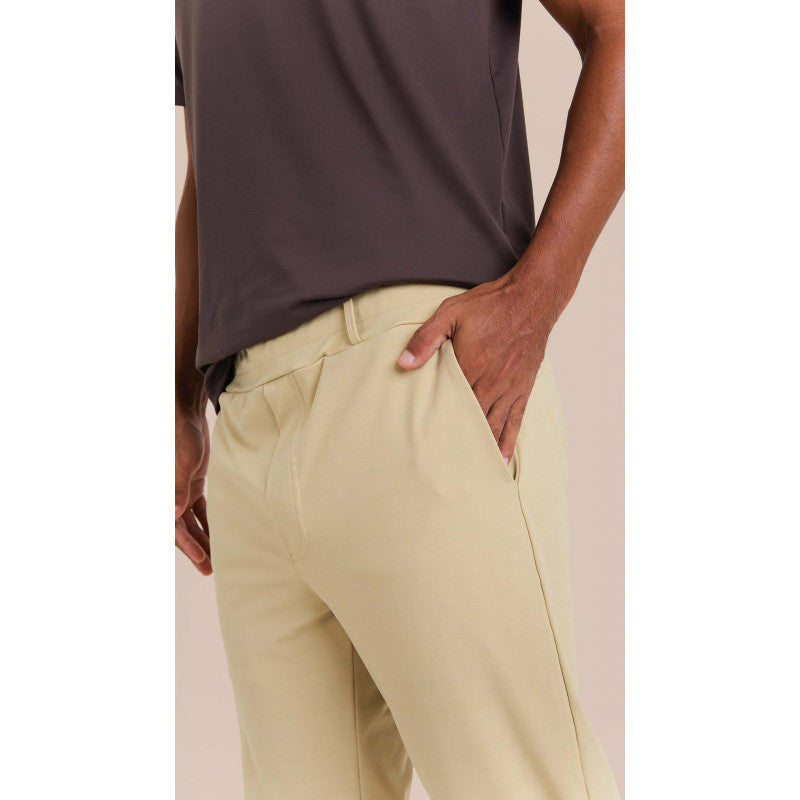 B.ON  Men's Tailored Pants - Cream