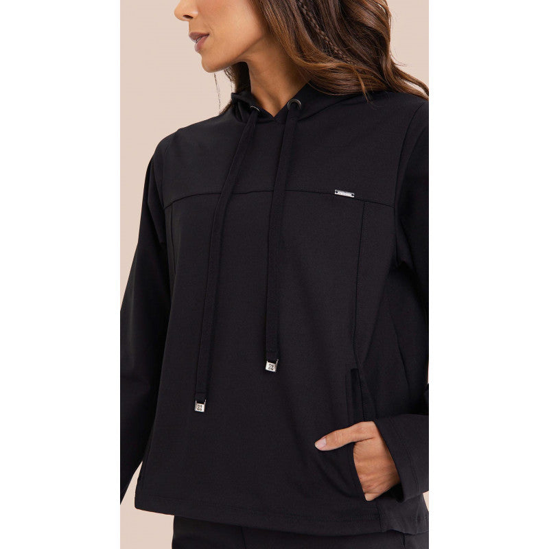 B.ON Women's Comfy Sweatshirt in Black