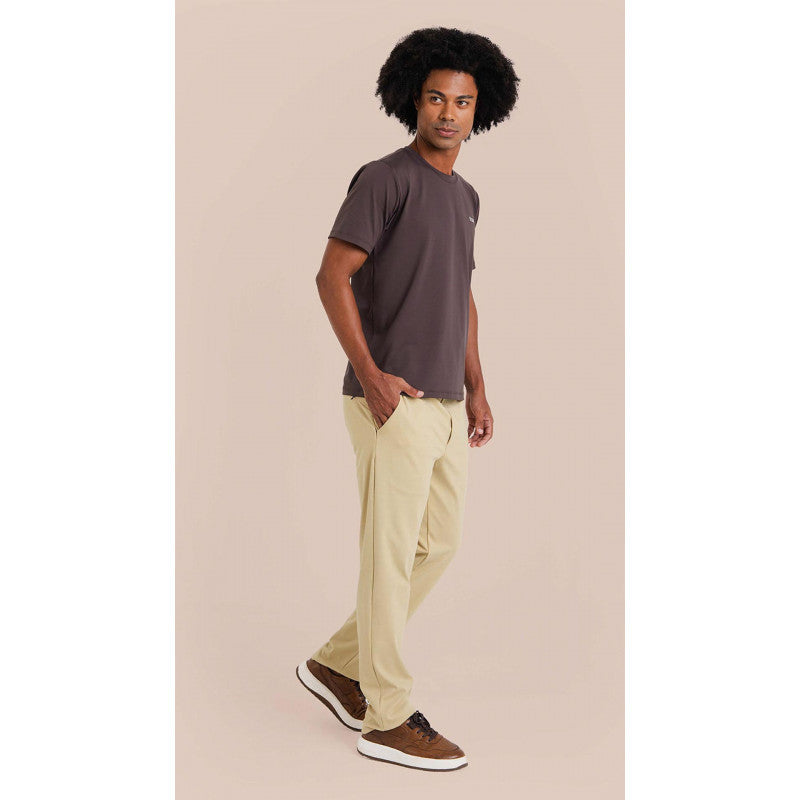 B.ON  Men's Tailored Pants - Cream
