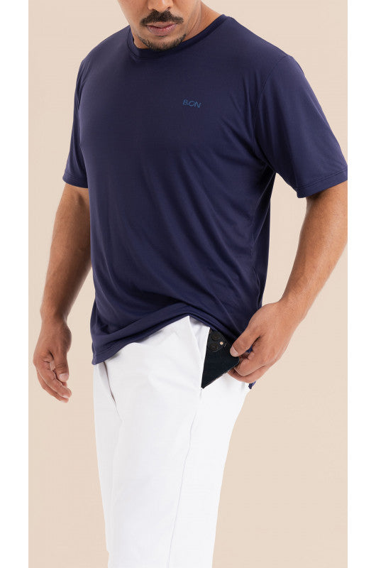 B.ON Men's Casual Bermuda Shorts - White