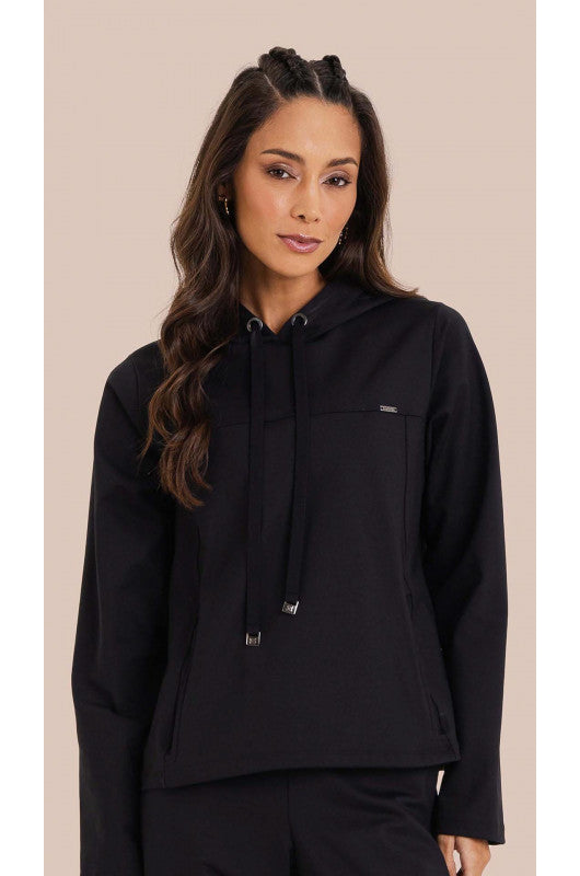 B.ON Women's Comfy Sweatshirt in Black