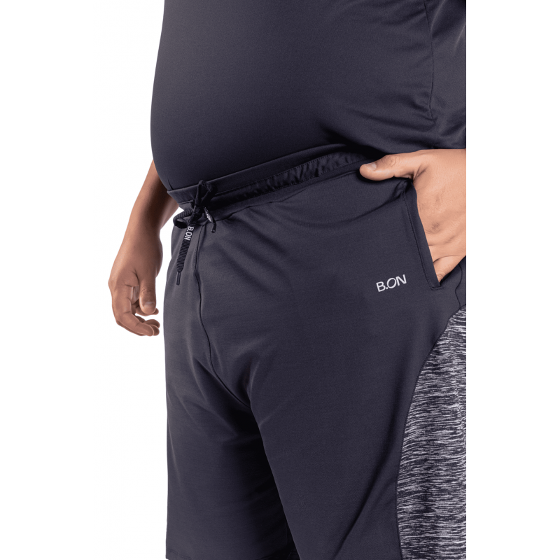 B.ON Plus Size Men's Bermuda shorts - Black