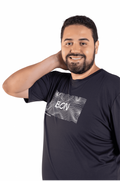 B.ON Men's Plus Size T-Shirt - Black