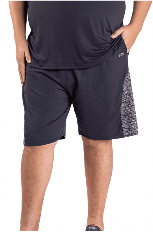 B.ON Plus Size Men's Bermuda shorts - Black