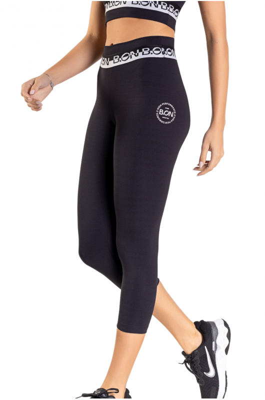 B.ON Women's Capri Legging - Black