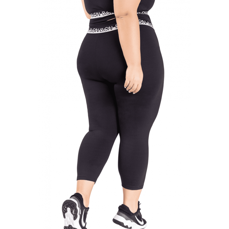 B.ON Plus Size Women's Capri Pants - Preto