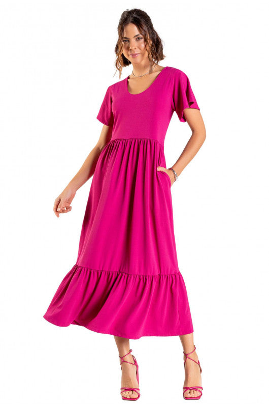 B.ON Women's Dress - Fuchsia Pink